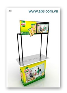 B3 - Booth có cây chống và có LCD