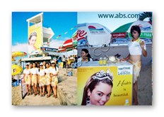 Bộ quảng cáo cho event (Bóng chuyền bãi biển)