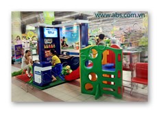 Booth hoạt náo trong siêu thị