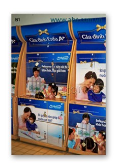 Quày giữ giỏ Big C - Ngang
