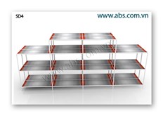 SD4 - Kệ bậc thang 2 mặt